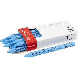 Neocolor I Crayons, thickness 8 mm, L: 10 cm, light blue (161), 10pcs