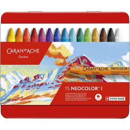Neocolor I Crayons, thickness 8 mm, L: 10 cm, asstd colours, 15pcs