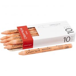 Neocolor I Crayons, thickness 8 mm, L: 10 cm, salmon (051), 10pcs