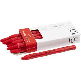 Neocolor I Crayons, thickness 8 mm, L: 10 cm, scarlet (070), 10pcs