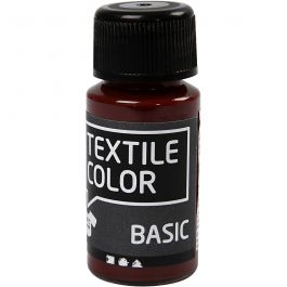 Textile Color Paint, brown, 50 ml/ 1 bottle [HOB-34200]