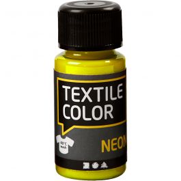 Textile Color Paint, neon yellow, 50 ml/ 1 bottle [HOB-342120]