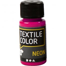 Textile Color Paint, neon pink, 50 ml/ 1 bottle [HOB-342140]