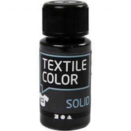 Textile Solid, black, opaque, 50 ml/ 1 bottle [HOB-34215]