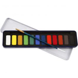 Watercolor Paint Set, size 12x30 mm, 12 colour/ 1 pack [HOB-34236]