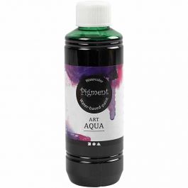 Liquid WaterColour, green, 250 ml/ 1 bottle [HOB-34327]