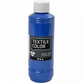 Textile Solid, brilliant blue, Opaque, 250ml