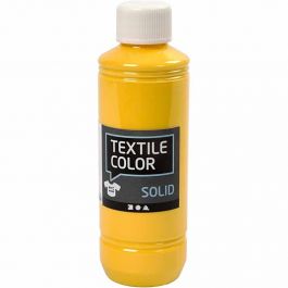 Textile Solid, yellow, Opaque, 250ml