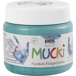 Finger Paint, metallic green, 150ml