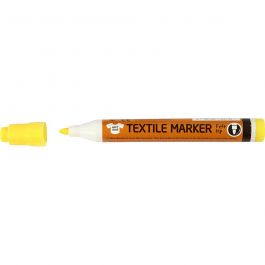 Textile Markers, assorted colours, line 2-4 mm, 12 pc/ 1 pack [HOB-34836]