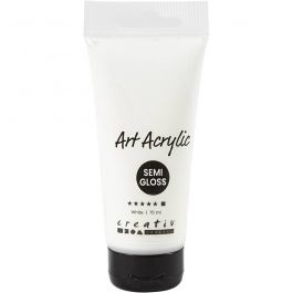 Pigment Art Acrylic Paint, titanium white, transparent, 75 ml/ 1 bottle [HOB-35141]