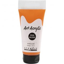 Pigment Art Acrylic Paint, orange, opaque, 75 ml/ 1 bottle [HOB-35144]