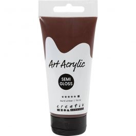 Pigment Art Acrylic Paint, burnt umber, opaque, 75 ml/ 1 bottle [HOB-35156]