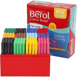 Berol Marker, assorted colours, line 1-1,7 mm, 288 pc/ 1 pack [HOB-37285]