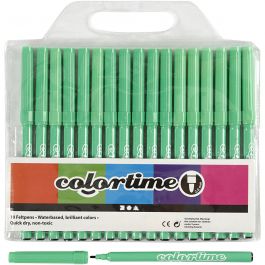 Colortime Markers, line 2 mm, light green, 18 pc/ 1 pack [HOB-373535]