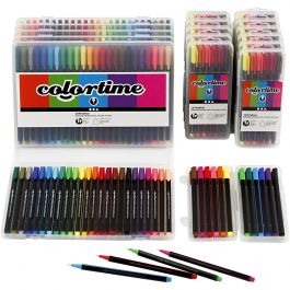 Colortime Fineliner, assorted colours, 18 pack/ 1 pack [HOB-373650]