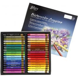 Watercolor Crayons, L: 9,3 cm, 36 pc/ 1 pack [HOB-38286]