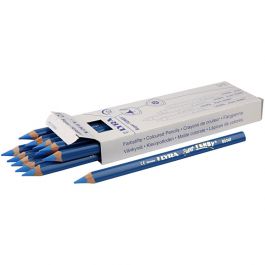 Super Ferby 1 colouring pencils, blue, L: 18 cm, lead 6.25 mm, 12 pc/ 1 pack [HOB-38362]