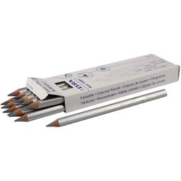 Super Ferby 1 colouring pencils, silver, L: 18 cm, lead 6.25 mm, 12 pc/ 1 pack [HOB-38372]