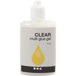 Clear - Multi Glue Gel, 27 ml/ 1 bottle [HOB-39047]