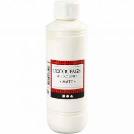 Decoupage Varnish, matt, 250 ml/ 1 bottle [HOB-39202]