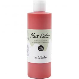 Plus Color Craft Paint, crimson red, 250 ml/ 1 bottle [HOB-39428]