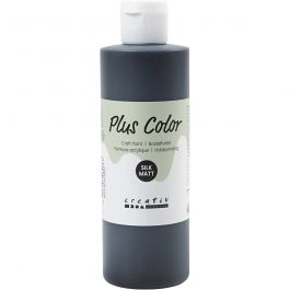 Plus Color Craft Paint, black, 250 ml/ 1 bottle [HOB-39442]