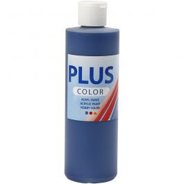 Plus Color Craft Paint, navy blue, 250 ml/ 1 bottle [HOB-39458]