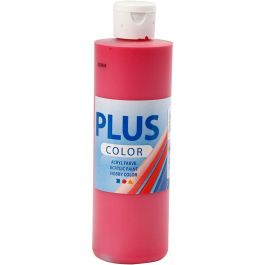 Plus Color Craft Paint, primary red, 250 ml/ 1 bottle [HOB-39473]