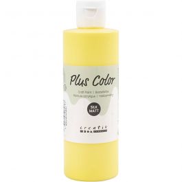 Plus Color Craft Paint, primary yellow, 250 ml/ 1 bottle [HOB-39475]