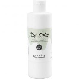 Plus Color Craft Paint, white, 250 ml/ 1 bottle [HOB-39477]