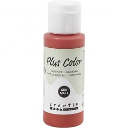 Plus Color Craft Paint, christmas red, 60 ml/ 1 bottle [HOB-39688]