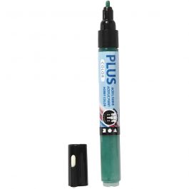 Plus Color Marker, dark green, L: 14,5 cm, line 1-2 mm, 1 pc, 5,5 ml [HOB-39812]