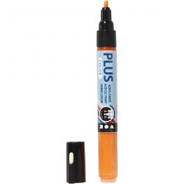 Plus Color Marker, pumpkin, L: 14,5 cm, line 1-2 mm, 1 pc, 5,5 ml [HOB-39835]