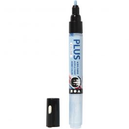Plus Color Marker, sky blue, L: 14,5 cm, line 1-2 mm, 1 pc, 5,5 ml [HOB-39843]