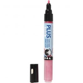 Plus Color Marker, fuchsia, L: 14,5 cm, line 1-2 mm, 1 pc, 5,5 ml [HOB-39867]