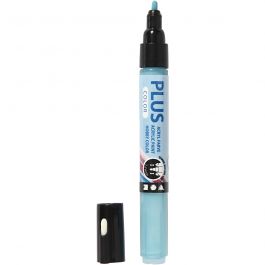 Plus Color Marker, turquoise, L: 14,5 cm, line 1-2 mm, 1 pc, 5,5 ml [HOB-39872]