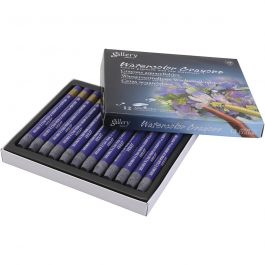Watercolor Crayons, violet, 12 pc/ 1 pack [HOB-427344]