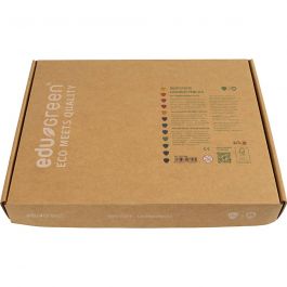 Edugreen Jumbo Coloured Pencils, lead 5 mm, assorted colours, 12x12 pc/ 1 pack [HOB-408144]