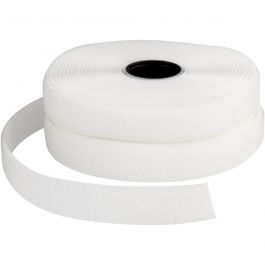 Hook & Loop, white, W: 20 mm, 5 m/ 1 roll [HOB-41024]