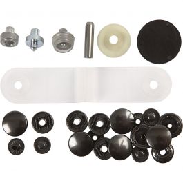 Press Fastener - Starter Set, D: 15 mm, 1 set [HOB-41164]
