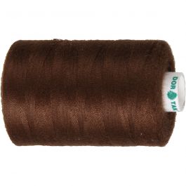 Sewing Thread, brown, L: 1000 yards, 915 m/ 1 roll [HOB-41216]