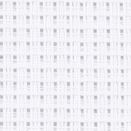 Aida Fabric, white, size 50x50 cm, 24 squares per 10 cm , 1 pc [HOB-412612]