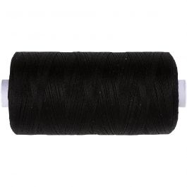 Sewing Thread, black, 1000 m/ 1 roll [HOB-41300]