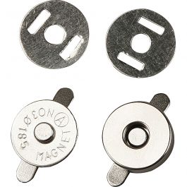 Magnetic Clasp, D: 18 mm, 25 pc/ 1 pack [HOB-41388]