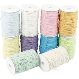 Cotton Twine, L: 100 m, thickness 2 mm, Thick quality 12/36, 10x225 g/ 1 pack [HOB-41564]
