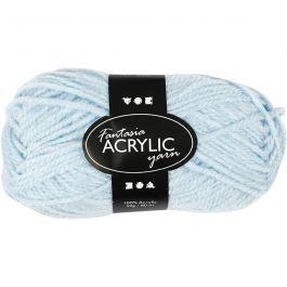 Fantasia Acrylic Yarn, light blue, L: 80 m, 50 g/ 1 ball [HOB-421802]