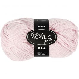 Fantasia Acrylic Yarn, light red, L: 80 m, 50 g/ 1 ball [HOB-421805]