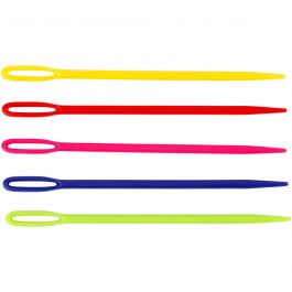 Yarn Needle, assorted colours, L: 7 cm, 50 pc/ 1 pack [HOB-42209]