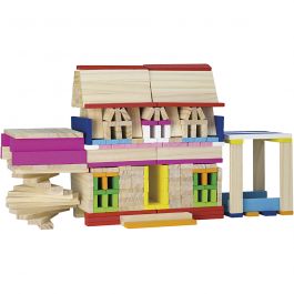 VIGA wooden building blocks, size 10 cm, 1000 parts/ 1 pack [HOB-907690]